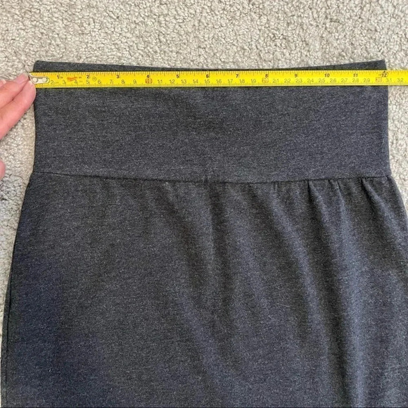 Aritzia Talula Dark Grey High Waist Bodycon Mini  Skirt - Picture 5 of 8